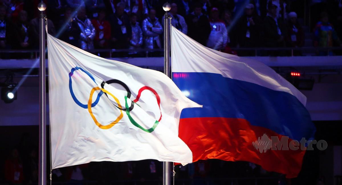 RUSSIA bakal terlepas beraksi di Olimpik Tokyo selepas CAS memutuskan penggantungan selama dua tahun. FOTO AFP