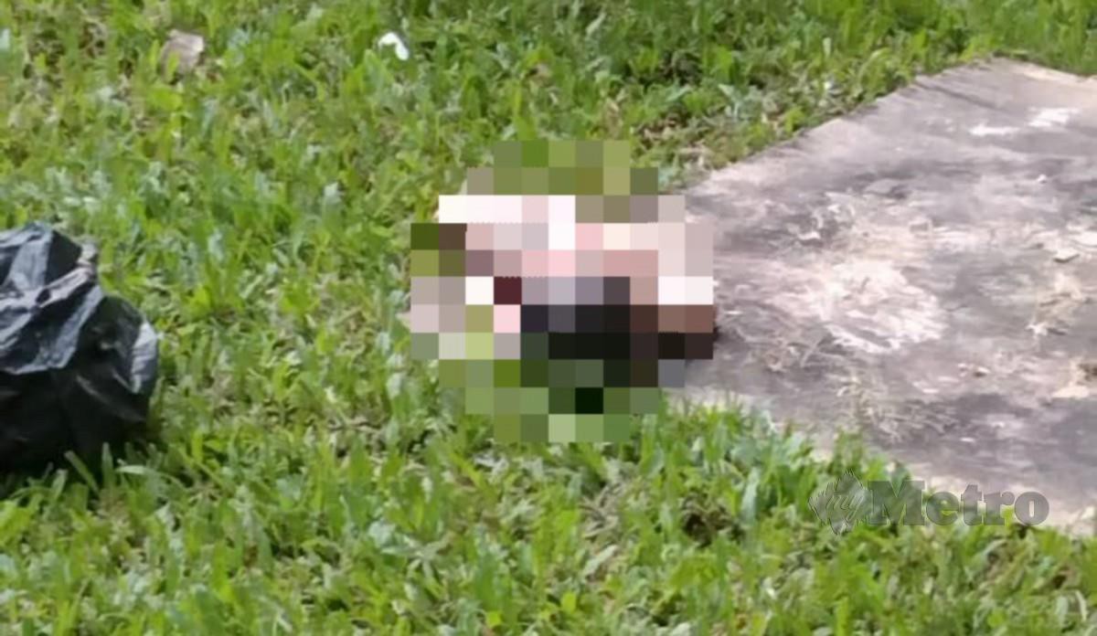 Mayat bayi perempuan ditemui di Blok A Flat Danau Kota Setapak. Foto Ihsan Penduduk Flat Danau Kota