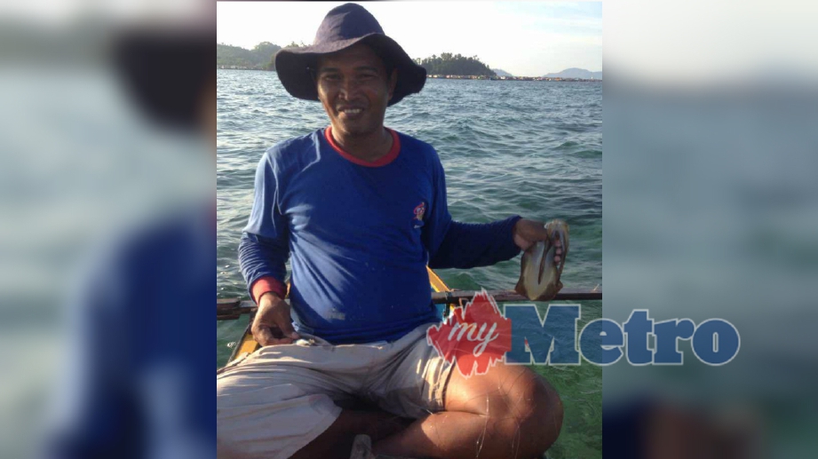 MANGSA yang dilaporkan hilang ketika keluar memancing di Pulau Sulug, Kota Kinabalu. FOTO Ihsan APMM