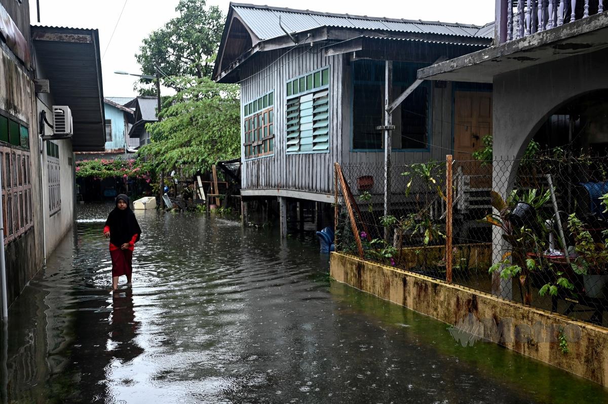 Keadaan banjir di Terengganu. FOTO BERNAMA