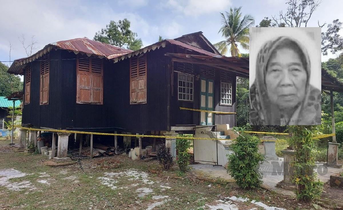 Misah Md Amin ditemui mati dipercayai dibunuh dalam kejadian samun di rumahnya di Kampung Pulai Darat, Merlimau, Jasin.