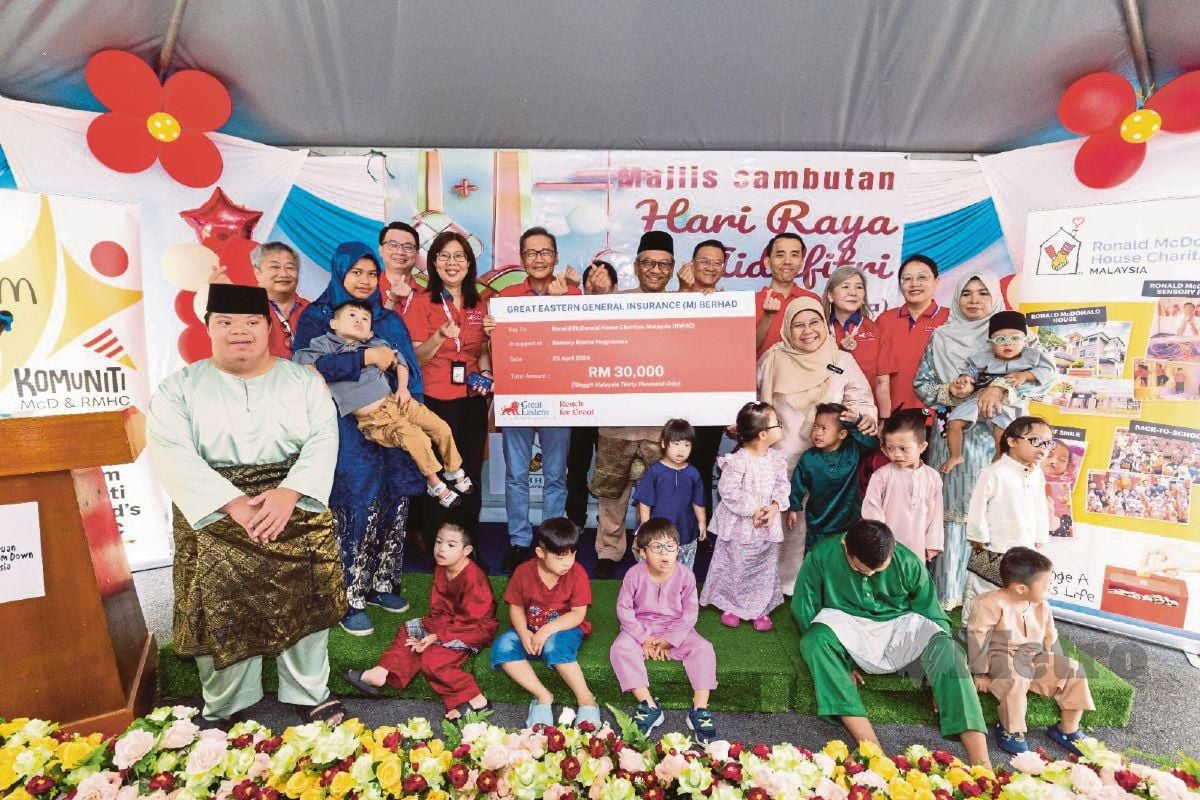 RMHC Malaysia dengan kerjasama Great Eastern General Insurance (Malaysia) Berhad  memberi keceriaan kepada kanak-kanak istimewa melalui penganjuran rumah terbuka di Persatuan Sindrom Down Malaysia (PSDM) Kuala Lumpur pada 23 April lalu.