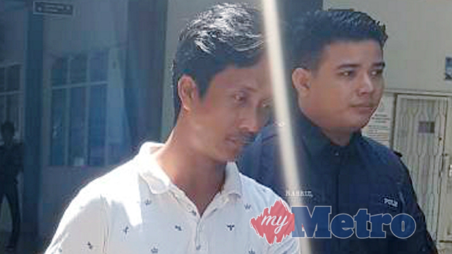 WAN Badrul Hisyam Wan Nawang, 30, dipenjara lima bulan di Mahkamah Majistret setelah mengaku salah terhadap tuduhan mencuri pelbagai makanan dan baju dalam wanita, minggu lalu. FOTO Muhamaad Razis Ismail