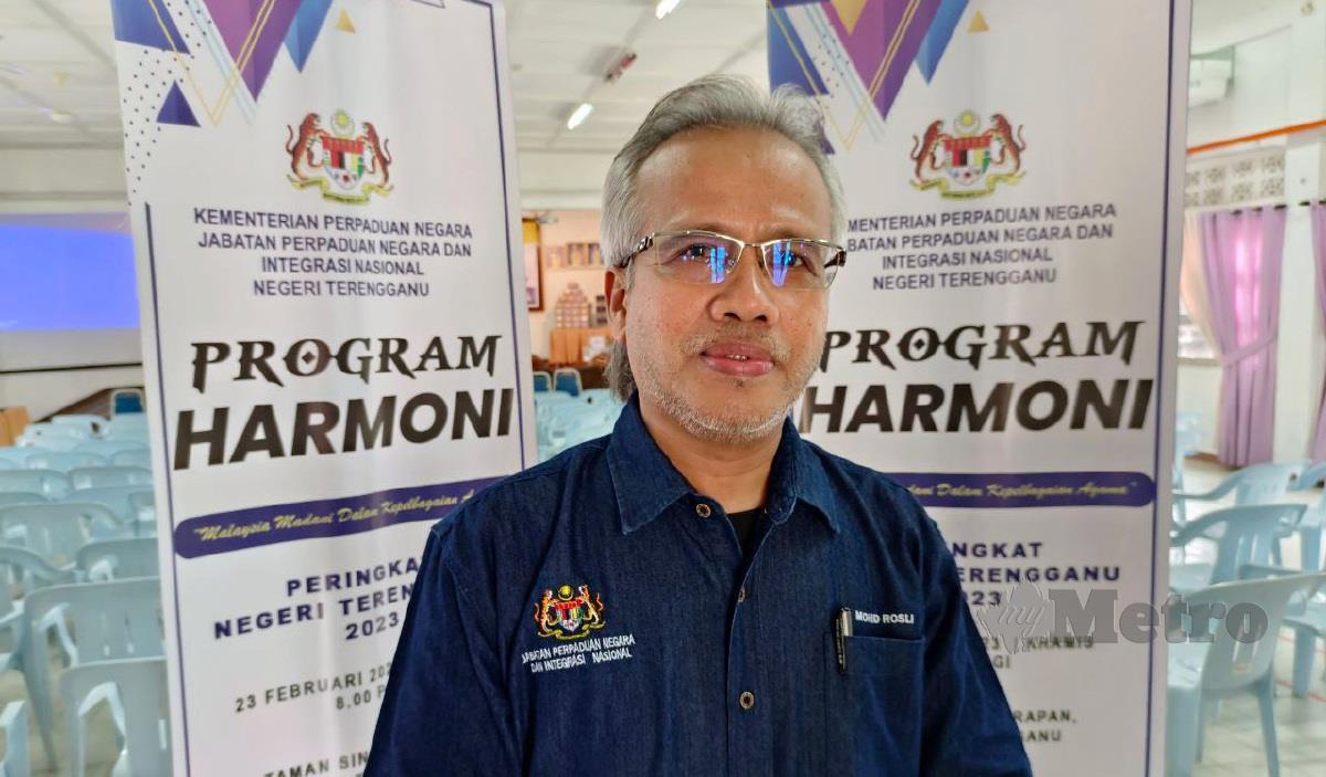 Pengarah Jabatan Perpaduan dan Integrasi Nasional (JPIN) Negeri Terengganu, Mohd Rosli Alias. FOTO FAIZUL AZLAN RAZAK
