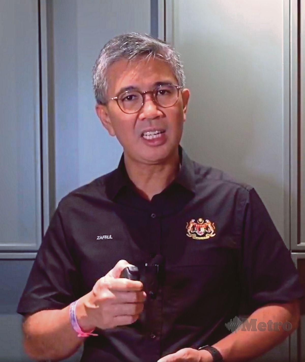 MENTERI Kewangan, Tengku Datuk Seri Zafrul Tengku Abdul Aziz 