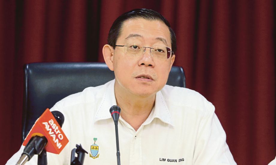 GUAN Eng mengumumkan pembatalan cadangan mengadakan Pilihan Raya Negeri.