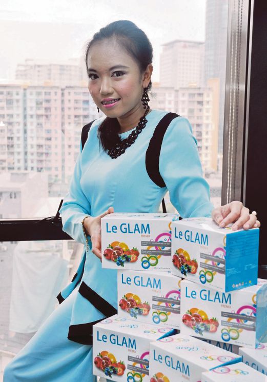 NORHAMIZAH sasar jualan RM100,000 produk Le Glam Premix.