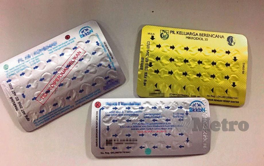 BUKTI tulisan menunjukkan pil perancang berkenaan adalah pil subsidi untuk kegunaan klinik dan hospital di Indonesia. FOTO arkib NSTP