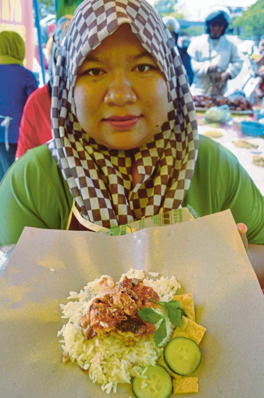 Berkat Nasi Ayam Panggang Rm1