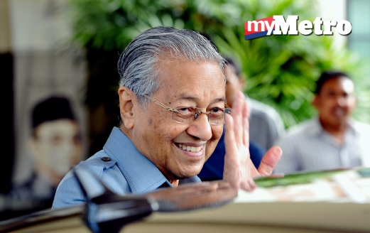BEKAS Perdana Menteri Tun Dr Mahathir Mohamad. FOTO Bernama
