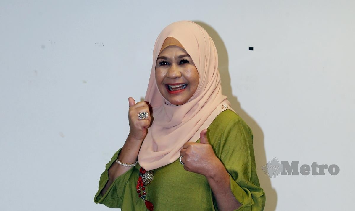 Fauziah Ahmad Daud ketika majlis pra tonton filem pendek Asrar di Balai Seminar Tun Dr Hamdan Sheikh Tahir, Wisma DBP, Kuala Lumpur. FOTO HAIRUL ANUAR RAHIM