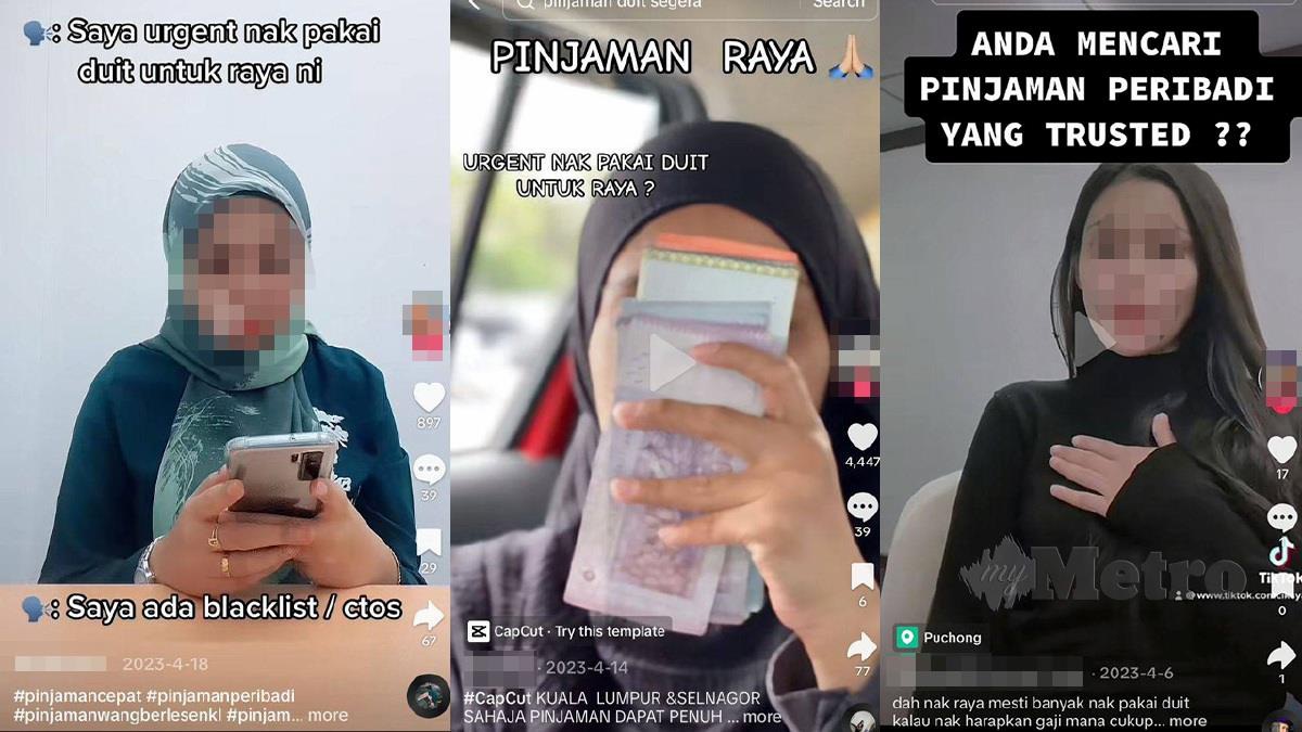 Antara promosi pinjaman wang haram atau along yang menggunakan wanita Melayu di media sosial untuk menarik minat orang ramai pada musim perayaan Aidilfitri.