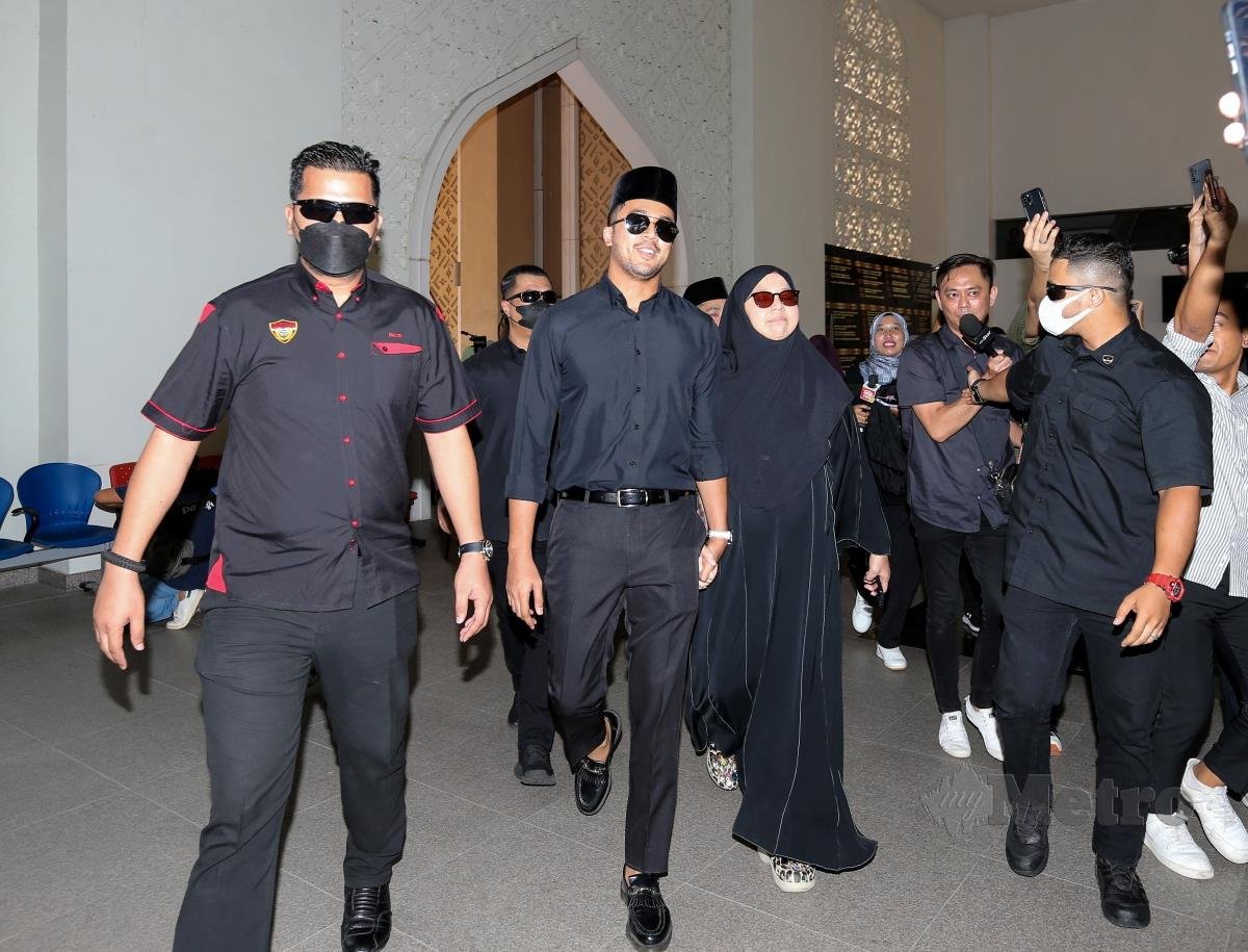 Aliff Aziz hadir pada Kes cerai Bella Astillah dan Aliff Aziz di Mahkamah Syariah Kuala Lumpur. FOTO ASWADI ALIAS