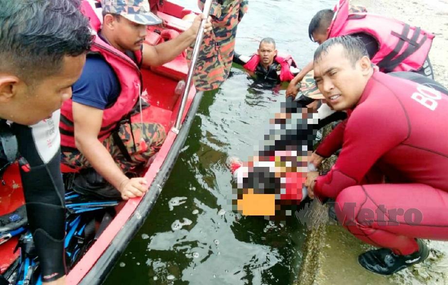 PENUNTUT Universiti Kuala Lumpur Malaysian Institute of Marine Engineering Technology (UniKL MIMET) Lumut, Muhammad Zaffan Baharuddin, 27, ditemui lemas selepas berenang di muara Sungai Dinding. FOTO Ihsan Bomba