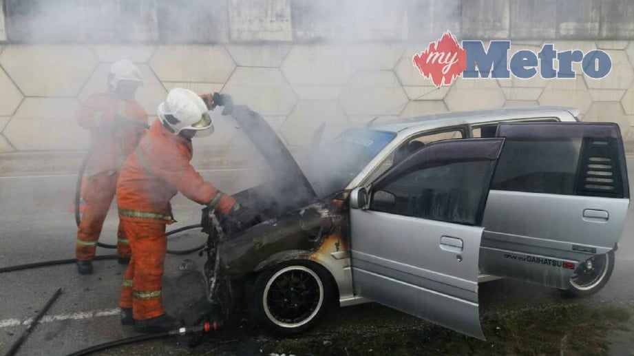 Tragedi kereta terbakar  Harian Metro