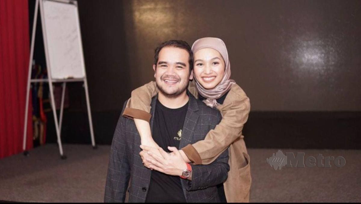 Anak tiri Datuk Seri Siti Nurhaliza, Asyraf Khalid bersama isterinya, Tya Ariffin. FOTO Instagram