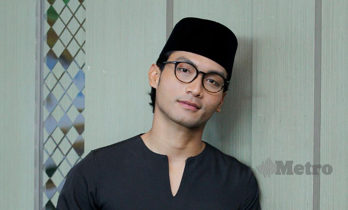 Pelakon, Amir Ahnaf ketika majlis Hari Raya Aidilfitri anjuran 4ward Entertainment di Hotel Meridien Kuala Lumpur. FOTO AZIAH AZMEE