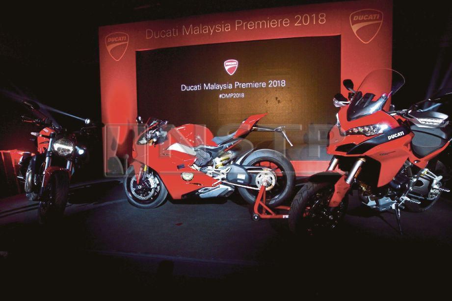 SEBANYAK 300 unit Ducati terjual di Malaysia.
