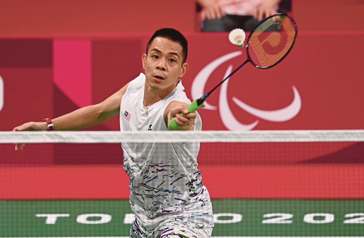 Juara badminton Sukan Paralimpik Tokyo, Cheah Liek Hou.  