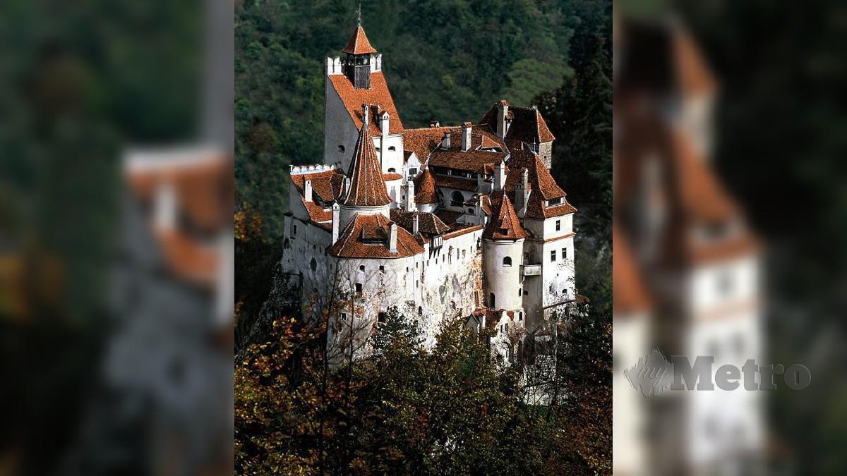 BRAN Castle di Romania yang menawarkan suntikan vaksin percuma. FOTO Website Bran Castle