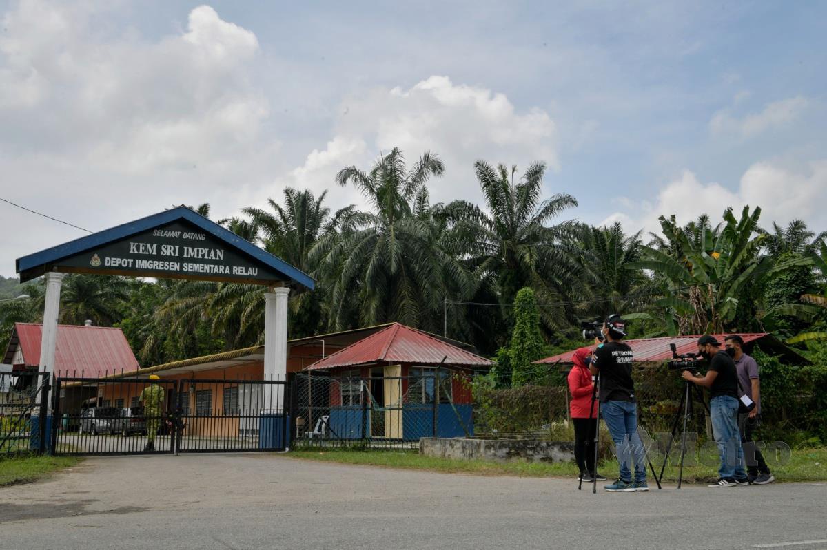  Depot Imigresen Sementara Relau, Sungai Bakap, Kedah. FOTO BERNAMA