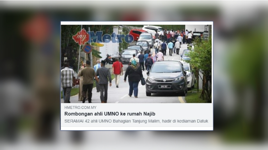 'Saya mohon maaf' - Najib  Harian Metro