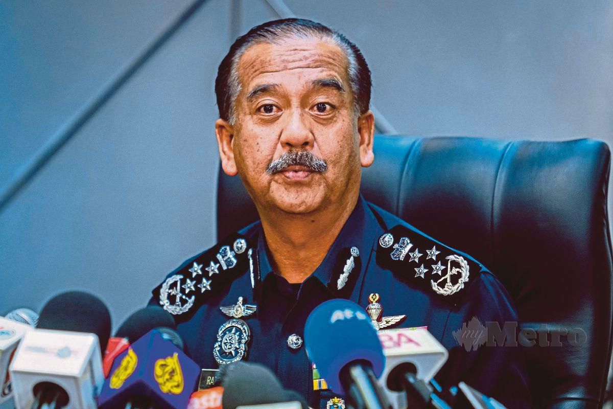 Ketua Polis Negara, Tan Sri Razarudin Husain. FOTO Arkib NSTP