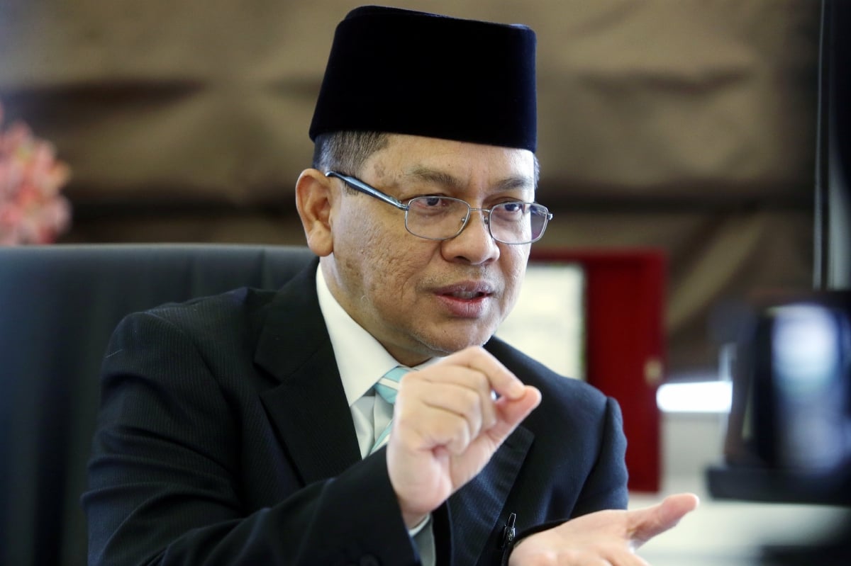 Ketua Pengarah Jabatan Kehakiman Syariah Malaysia (JKSM), Datuk Dr Mohd Na'im Mokhtar. FOTO MOHD FADLI HAMZAH