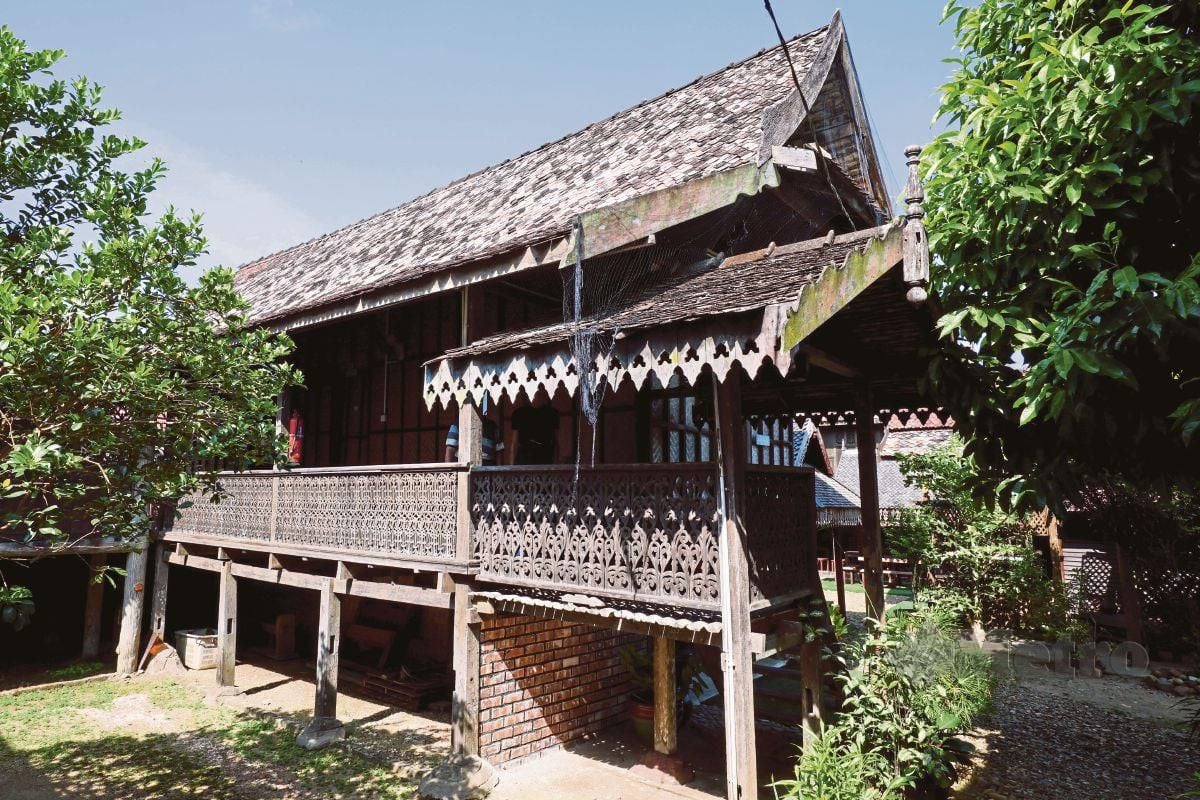 Rumah Mat Kilau di Resort Warisan Pahlawan di Kampung Pauh, Jenagor, Hulu Terengganu dibangunkan dengan ciri Rumah Bujang Berselasar atau Berserambi. FOTO BERNAMA