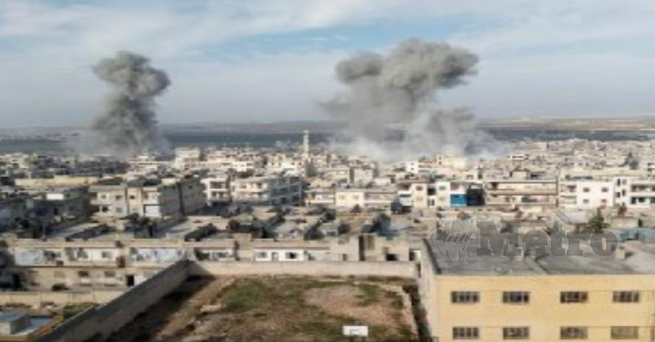 Serangan terbaru di Idlib. FOTO Ihsan Muslim Care