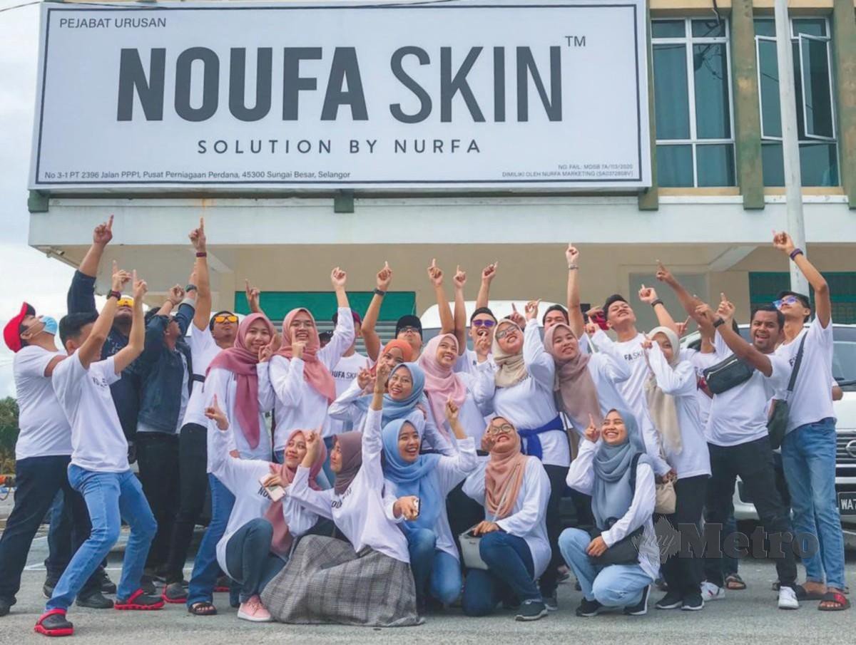 NOUFA Skin  catat jualan RM6 juta pada 2020.