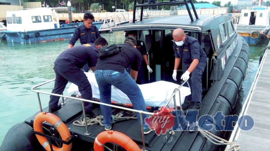 ANTARA mayat yang ditemui dalam operasi mencari dan menyelamat (SAR) mangsa bot pancung PATI. FOTO Ihsan APMM