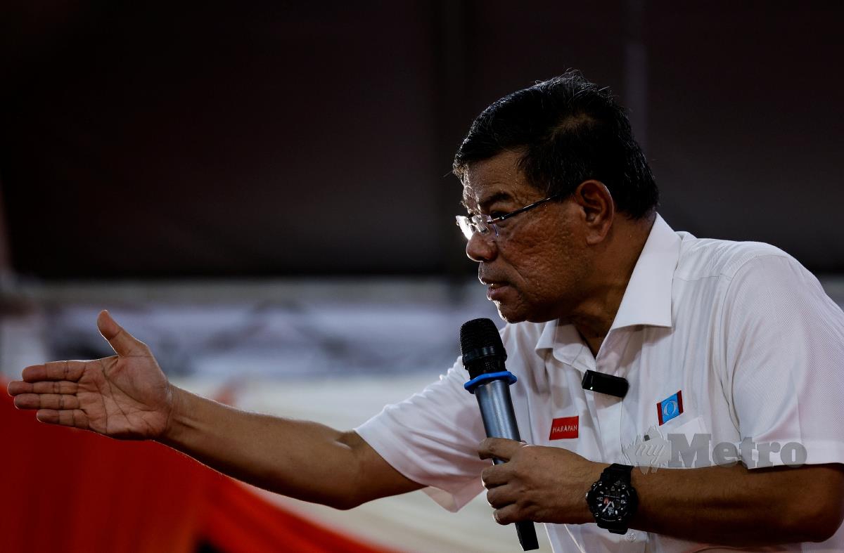 SUNGAI PETANI, 27 Julai -- Ketua Setiausaha Sekretariat Perpaduan Nasional Datuk Seri Saifuddin Nasution Ismail  berucap pada Pengumuman dan Pengenalan Calon Serta Pelancaran Manifesto Perpaduan Negeri Kedah di  Bandar Laguna, Merbok, hari ini.