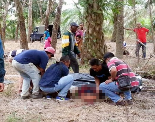  MANGSA mati akibat kecederaan parah di Batu 10 Kampung Mensudut Pindah, Batu Anam, Segamat.