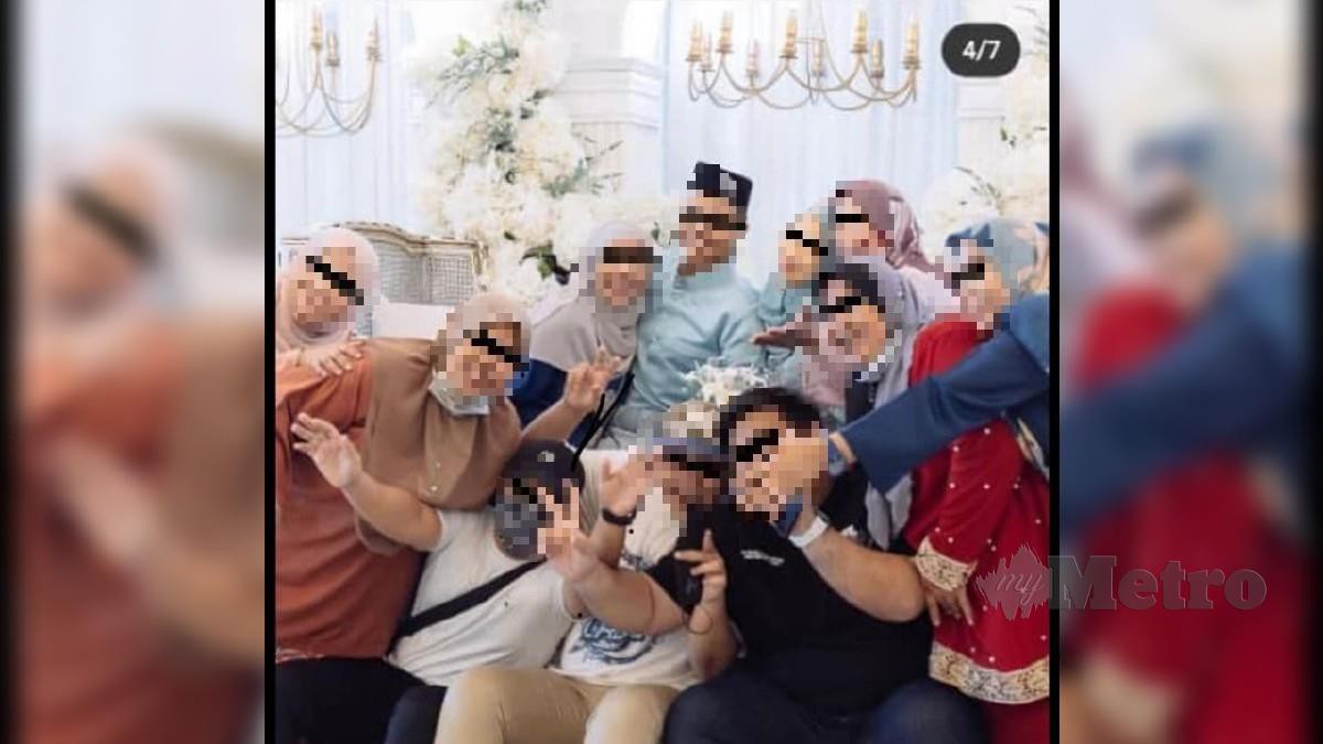 GAMBAR majlis perkahwinan yang diadakan di sebuah dewan di Jalan Ampang, Kuala Lumpur pada 27 Julai lalu yang tular menerusi aplikasi Instagram pada 27 Julai lalu. FOTO Tular