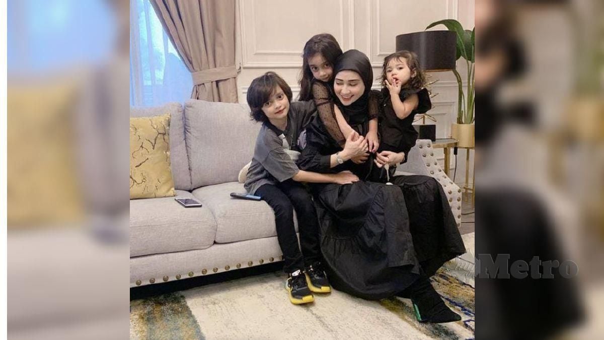 Wawa Zainal dan tiga anaknya negatif Covid-19. FOTO Instagram