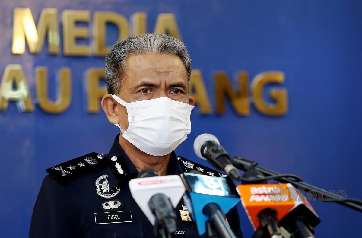 Timbalan Ketua Polis Pulau Pinang, Datuk Fisol Salleh. FOTO MIKAIL ONG