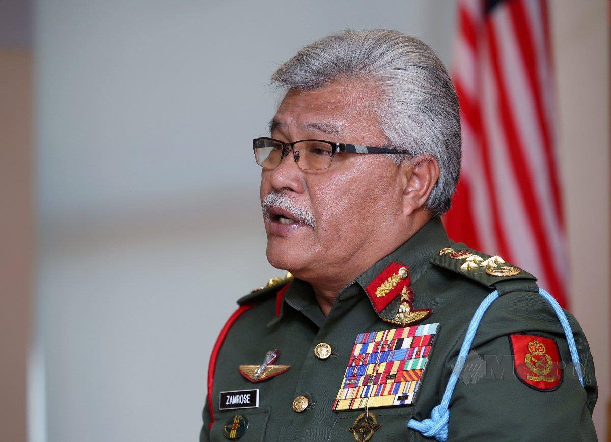 Jeneral Tan Sri Zamrose Mohd Zain. FOTO EIZAIRI SHAMSUDIN