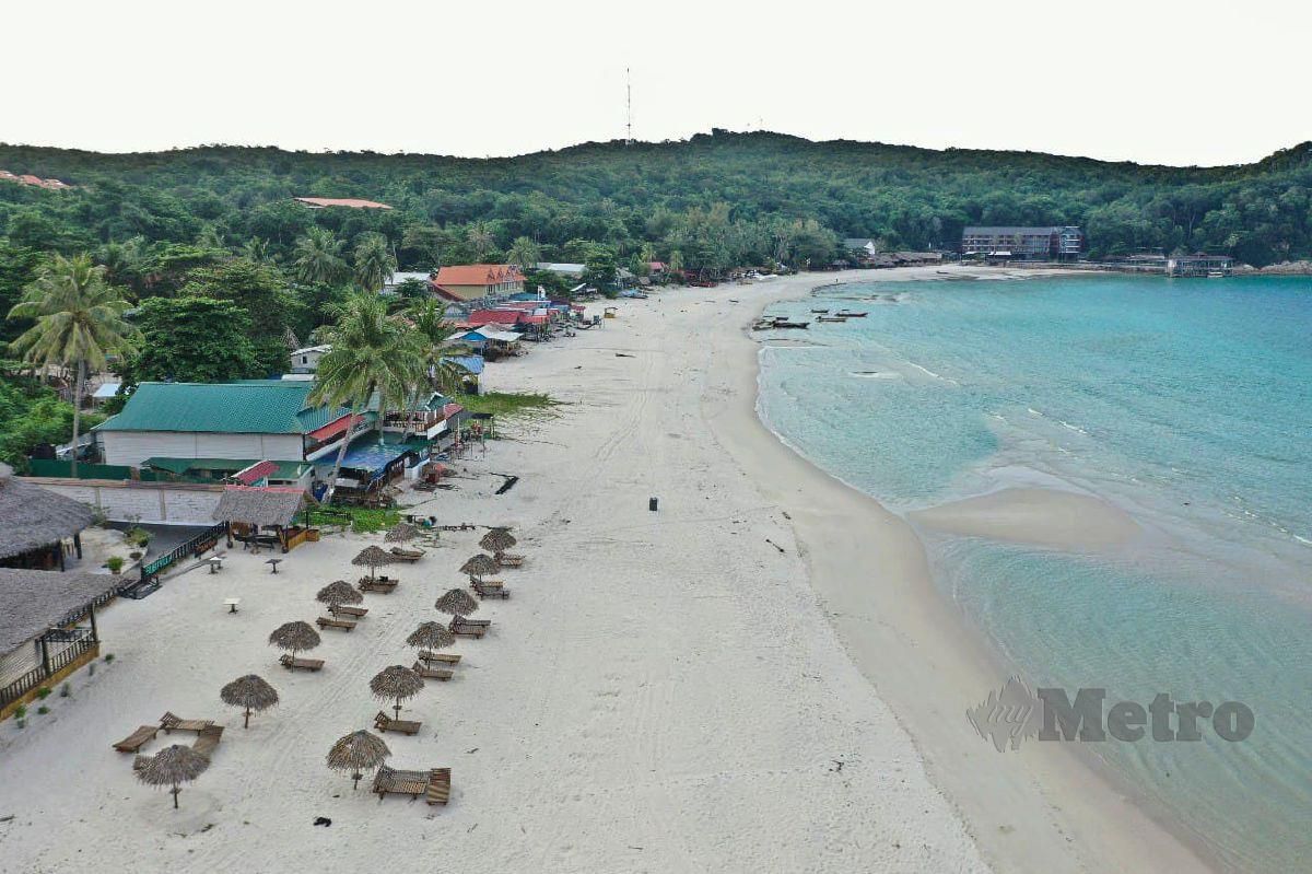 Pantai long beach, Pulau Perhentian. FOTO Ghazali Kori