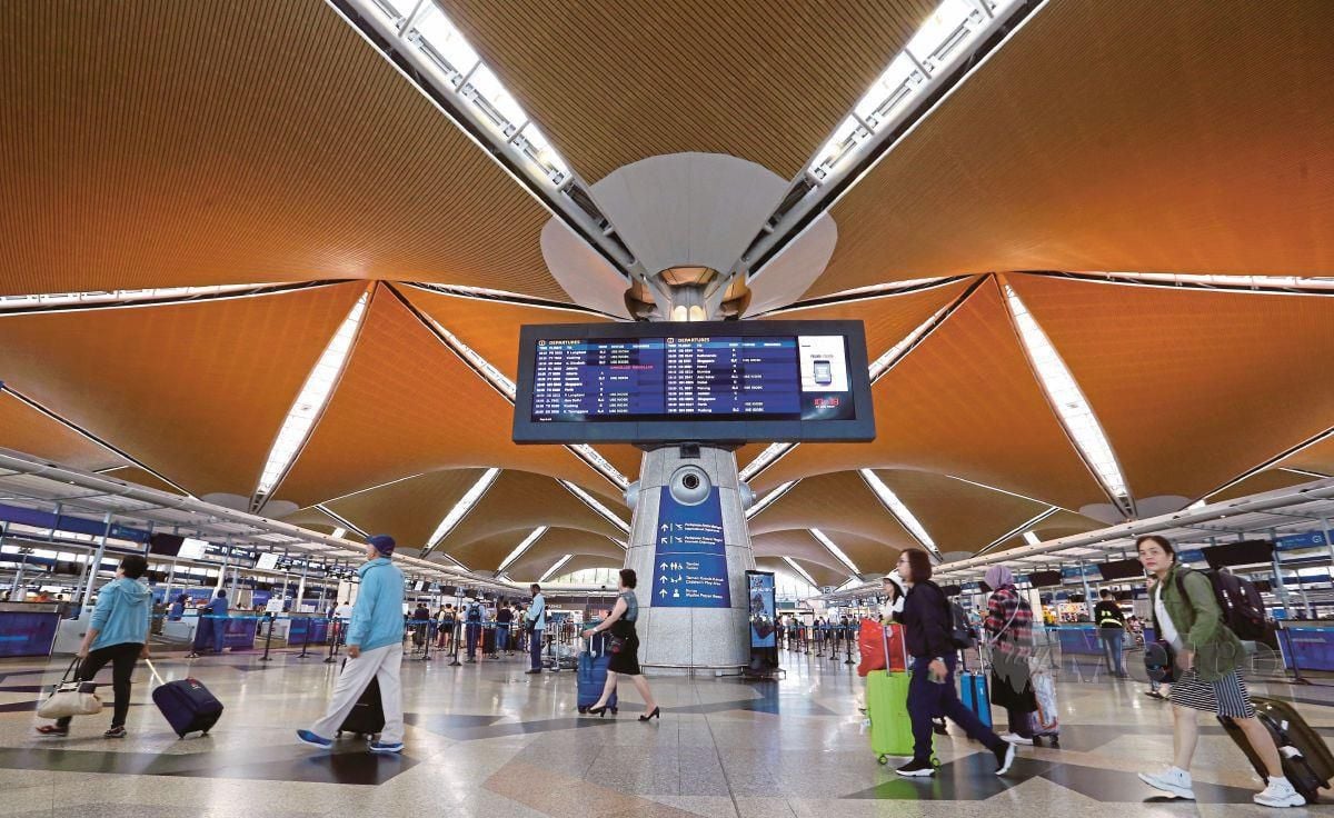 Lapangan Terbang Antarabangsa Kuala Lumpur. FOTO ARKB NSTP