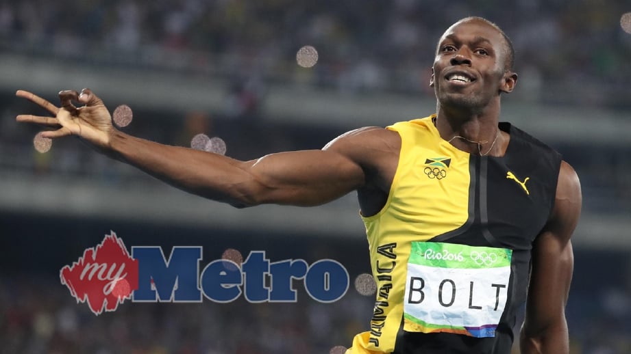 Usain Bolt akan bermain bolasepak dalam A-League. FOTO fail NSTP 