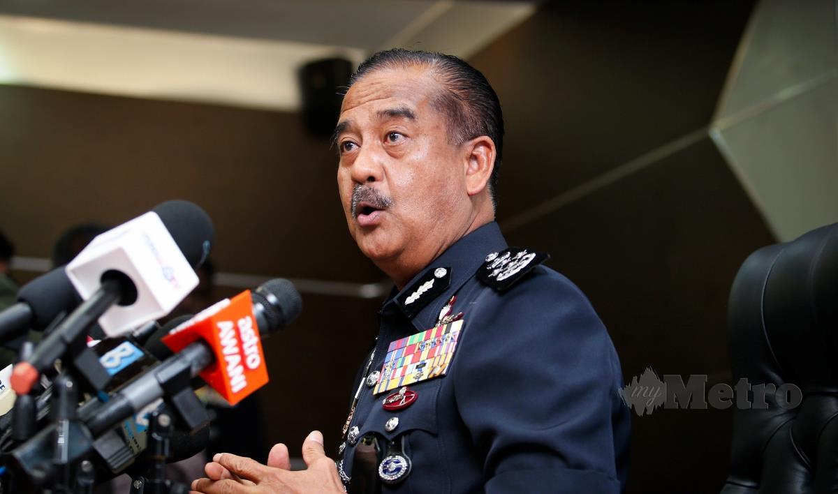 Ketua Polis Negara, Tan Sri Razarudin Husain. FOTO ASWADI ALIAS