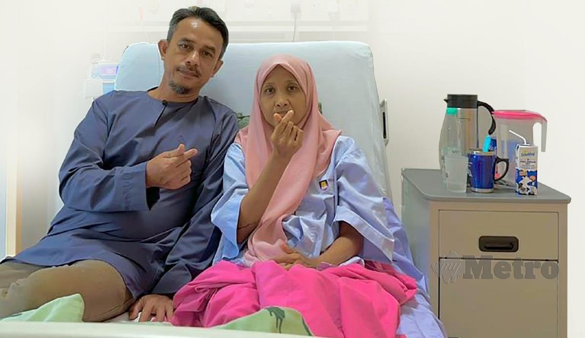 ROZITA yang menjalani dialisis sejak tiga tahun lalu menerima organ didermakan Md Hadzhir