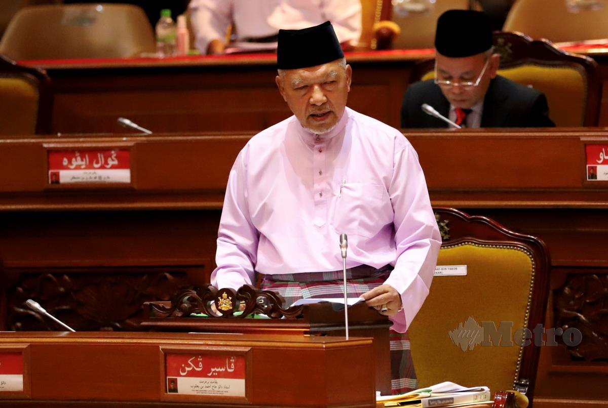 Menteri Besar Kelantan Datuk Ahmad Yakob. FOTO NIK ABDULLAH NIK OMAR