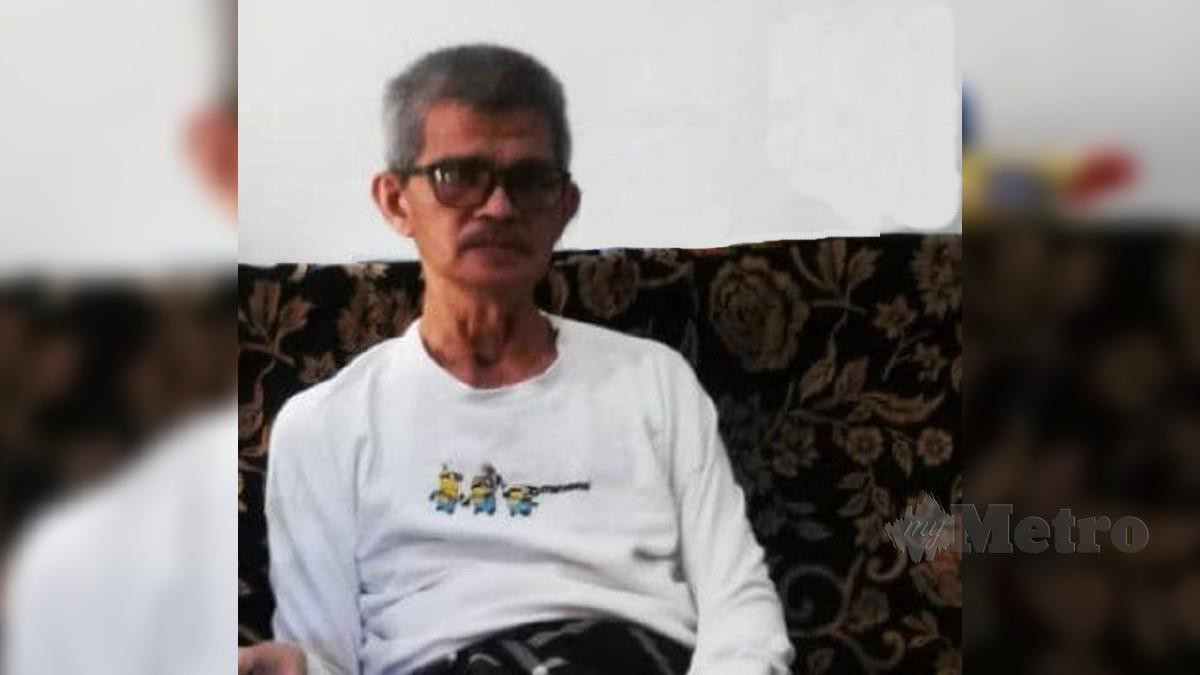 Pesara polis, Wahab Yaacob, 65, yang dilaporkan hilang dalam kawasan kebun getah di Kampung Batu Besar ditemui selamat. FOTO IHSAN BOMBA