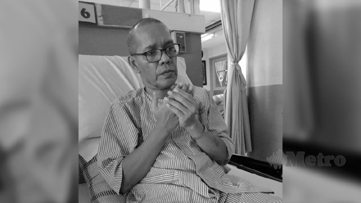 Pak Lah ketika dirawat dihospital. FOTO Ihsan Seniman