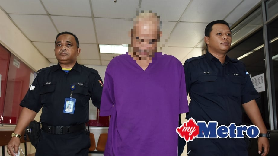 PENGANGGUR dijatuhi hukuman 18 bulan penjara di Mahkamah Sesyen Kuala Terengganu kerana mencabul kehormatan anak tirinya yang berusia lima tahun. FOTO Mohd Syafiq Ridzuan Ambak