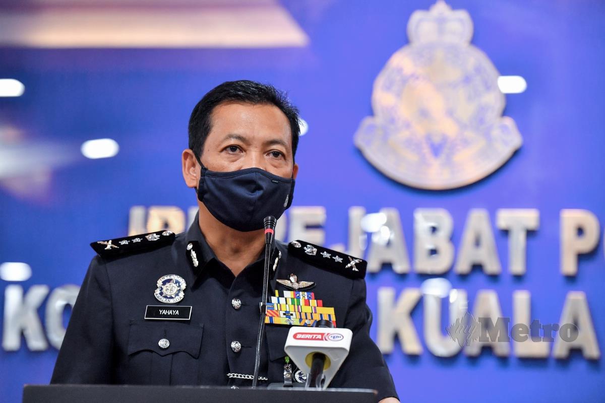 Timbalan Ketua Polis Kuala Lumpur, DCP Datuk Yahaya Othman. FOTO HAZREEN MOHAMAD