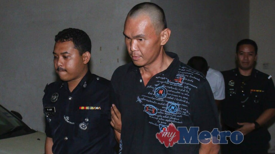 Leong Kwang On dijatuhkan hukuman penjara enam tahun atas kesalahan membaling botol berisi minyak petrol dan menyebabkan kebakaran garaj rumah mangsa. FOTO NSTP