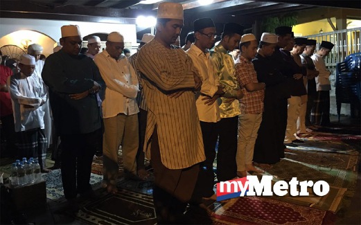 ANTARA tetamu majlis tahlil Datuk Wan Mohammad Khair-il Anuar. FOTO Asyraf Sawal